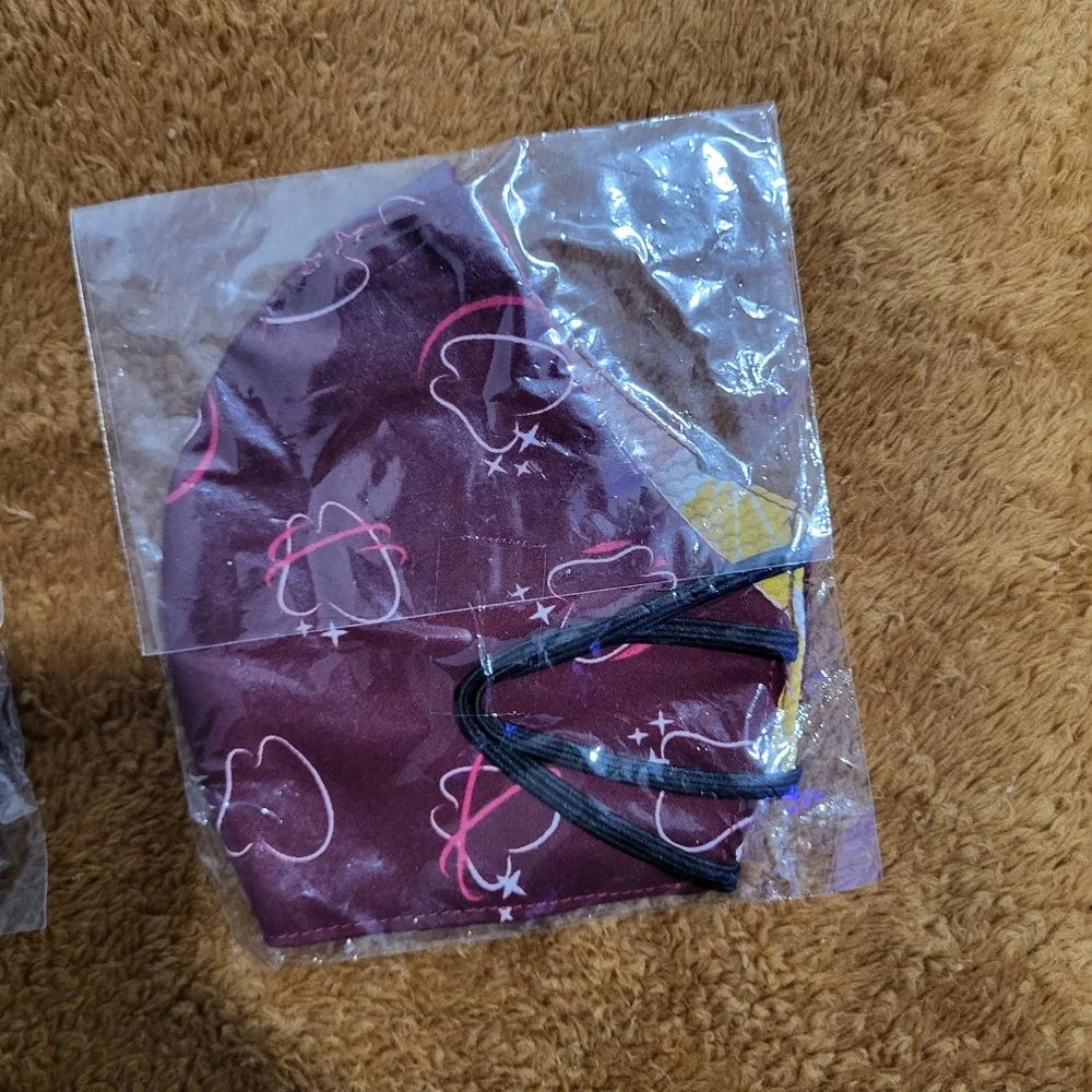 Reusable Adult Face Mask 2pack  Tooth Theme, nose - chin 4.5
